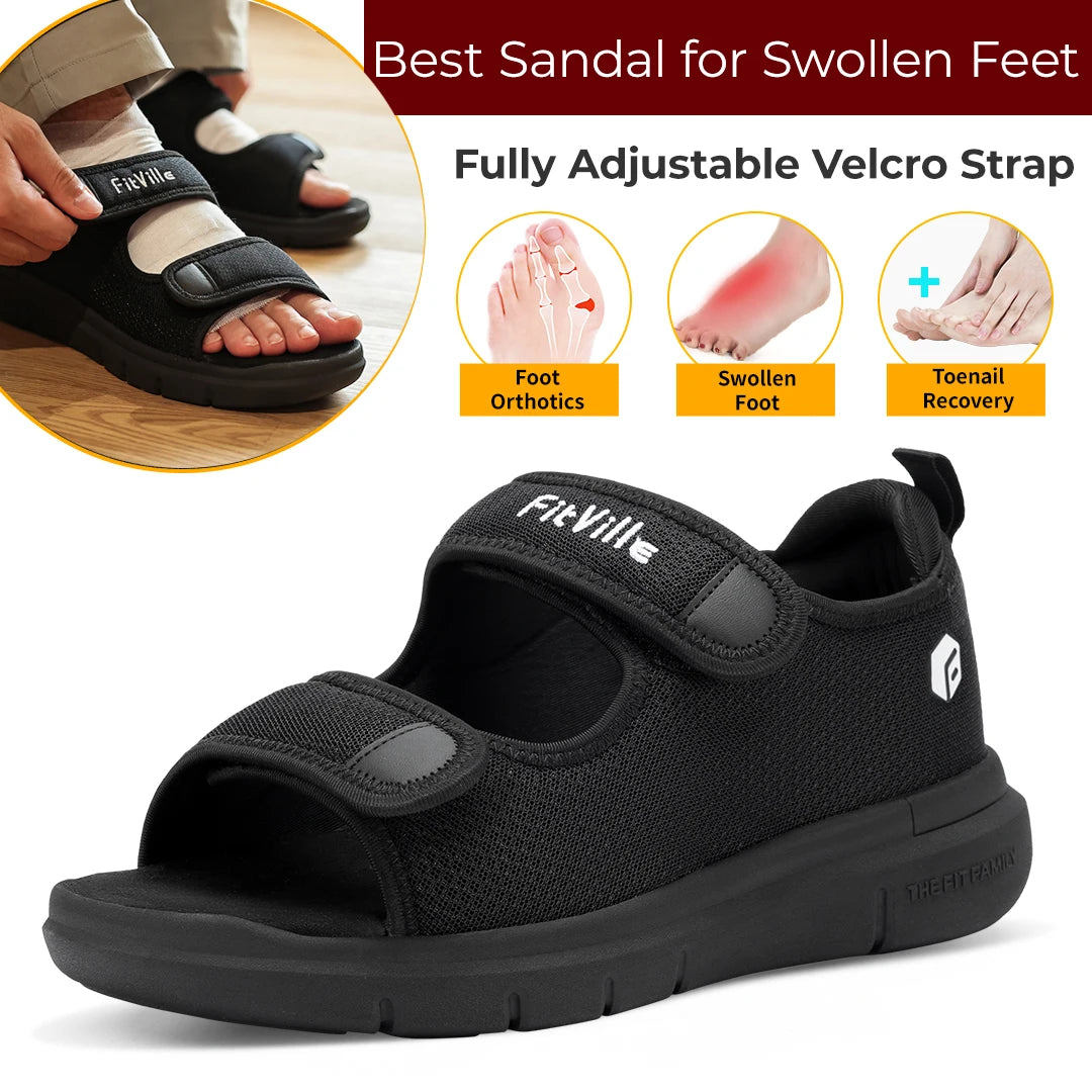 Sandales Diabétiques pour Hommes | FitVille
