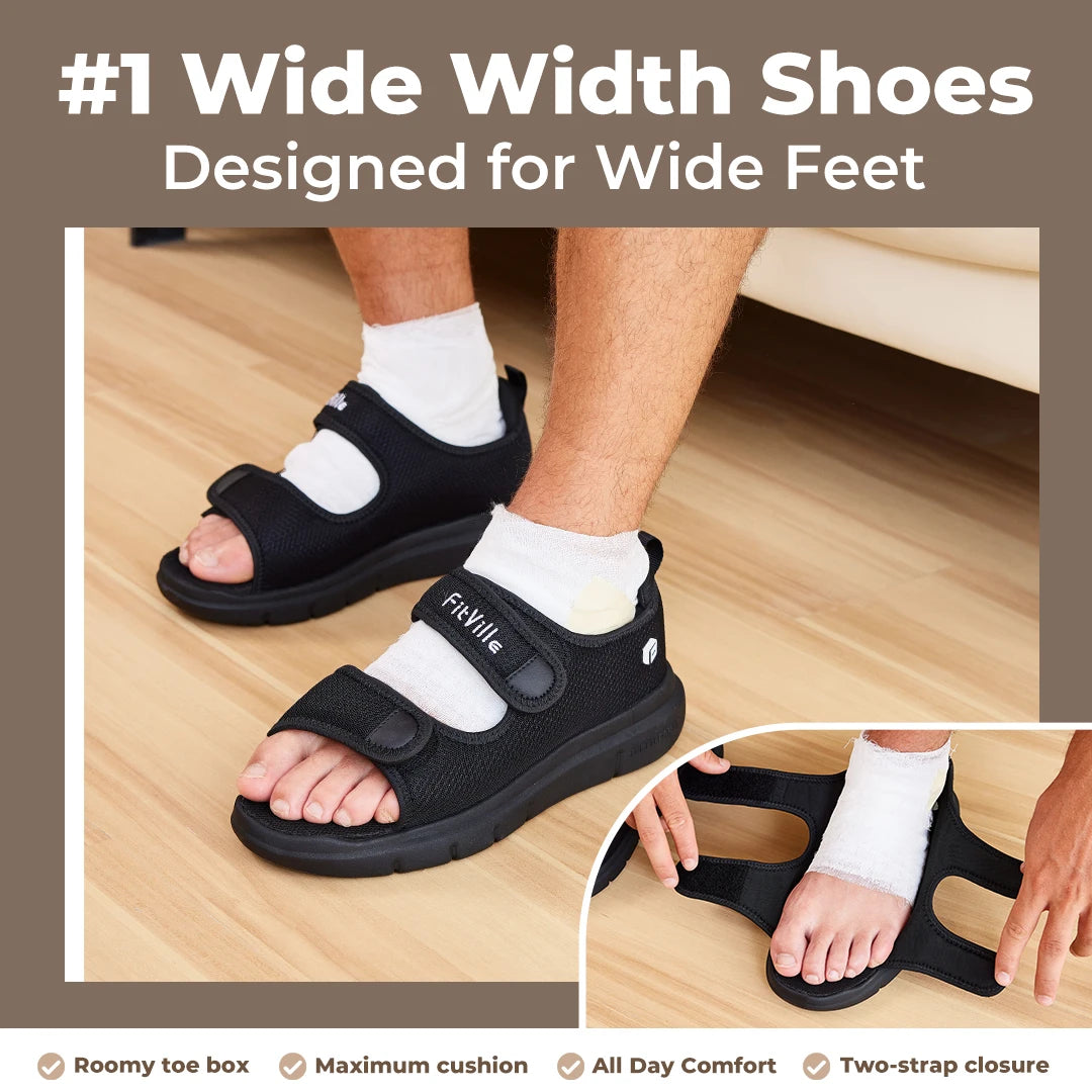Sandales Diabétiques pour Hommes | FitVille