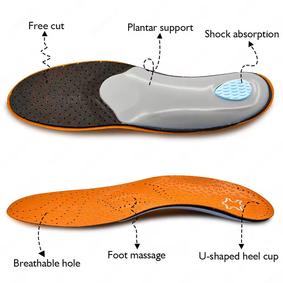 Semelles en Cuir Orthopédiques I Podia 4WD07