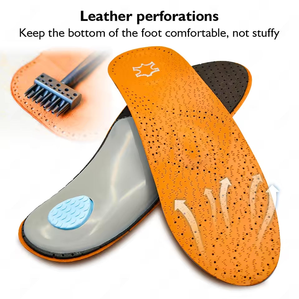 Semelles en Cuir Orthopédiques I Podia 4WD07
