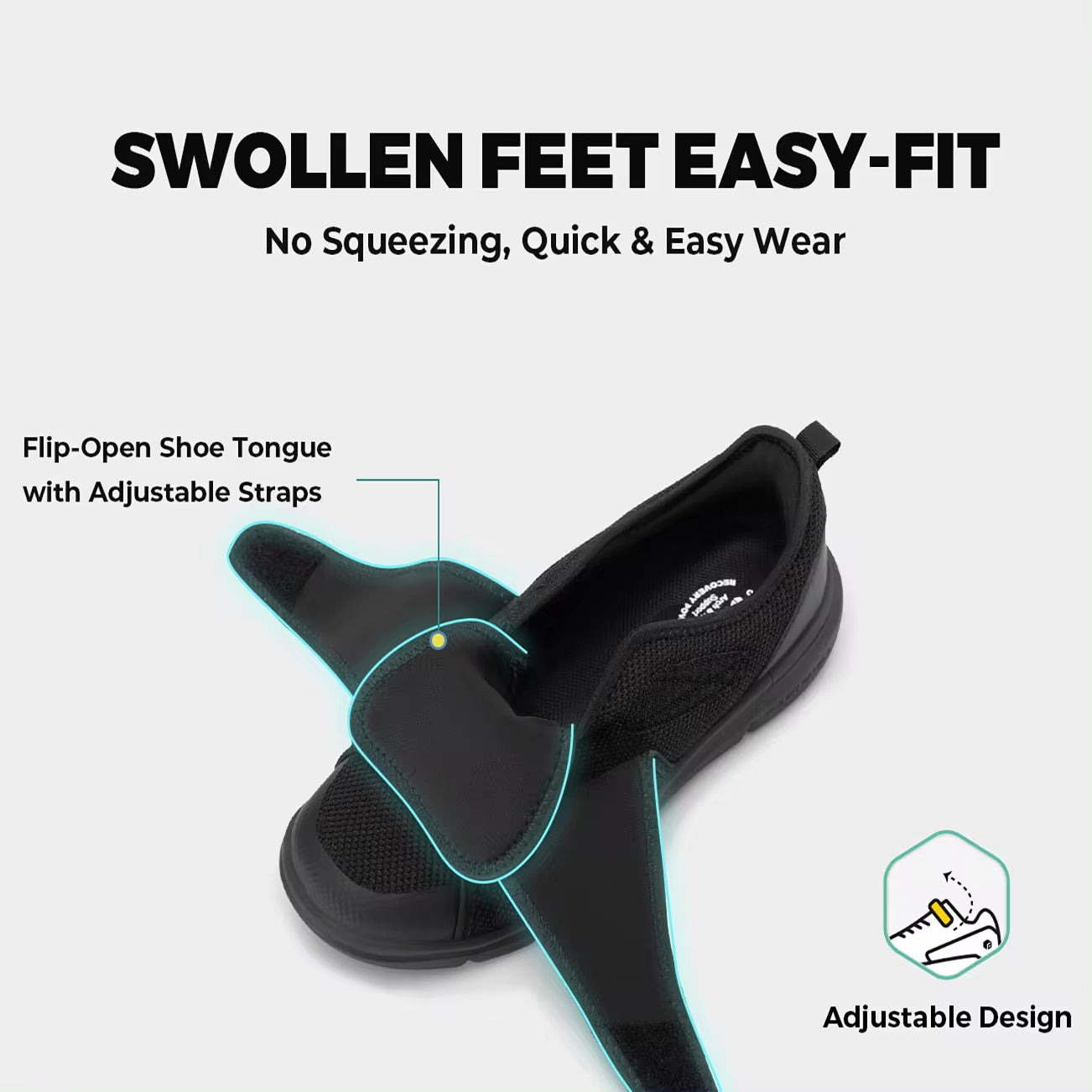 Chaussures Diabétiques Large pour Hommes | FitVille