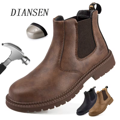 Bottes de Travail Orthopédiques Compensées pour Hommes | Diansen