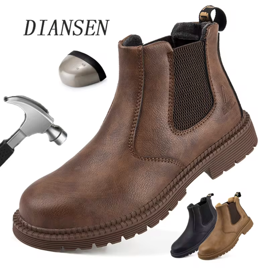 Bottes de Travail Orthopédiques Compensées pour Hommes | Diansen